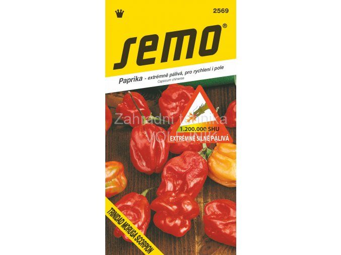 PAPRIKA TRINIDAD MORUGA SCORP RED - zeleninová pálivá 10 s