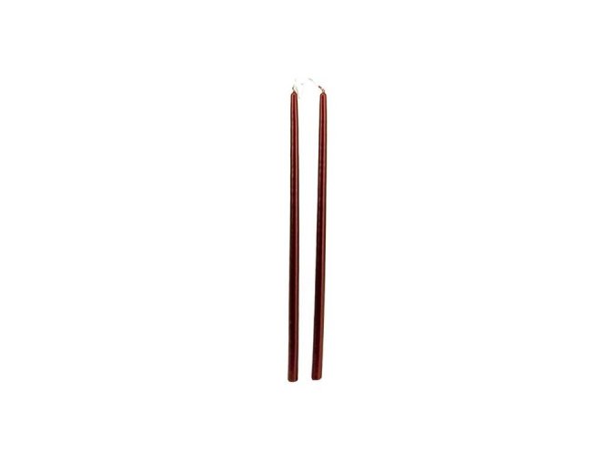 KVĚTINOVÁ HLADKÁ 2KS 12X300 METAL BORDÓ
