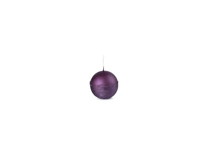 DRÁPANÁ S VLNKOU KOULE 70MM DARK VIOLET SVÍČKA
