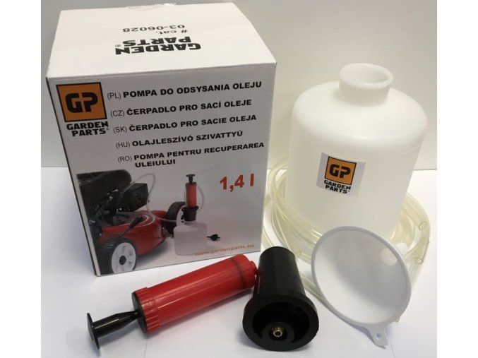 GARDEN PARTS - sada na výměnu oleje 1,4l