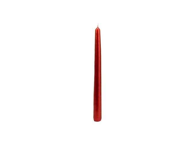 Svíčka kónická Emocio Classic 22 x 240 mm - metal červená