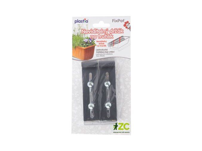 drzak truhliku parapet fixpot kovovy antracit 2ks