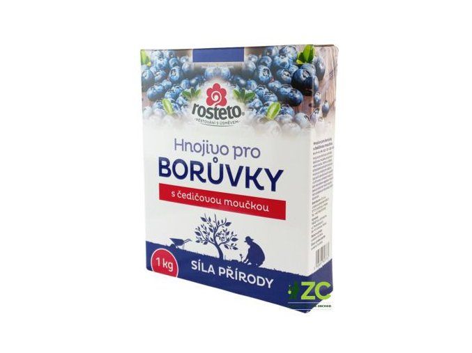 rosteto hnojivo s cedicovou mouckou boruvky 1 kg