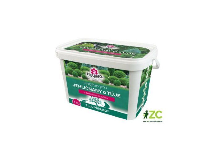 rosteto hnojivo s cedicovou mouckou jehlicnany a tuje 4 kg