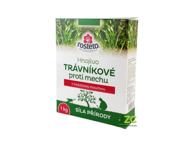 rosteto hnojivo s cedicovou mouckou travnikove proti mechu 1kg