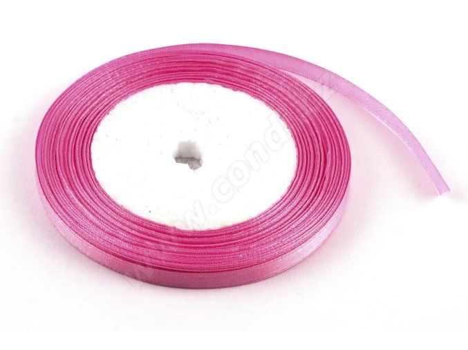 stuha satenova 0 65 cm x 23 m ruzova