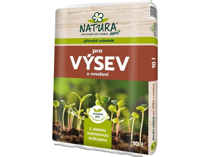 natura substrat pro vysev 10 l