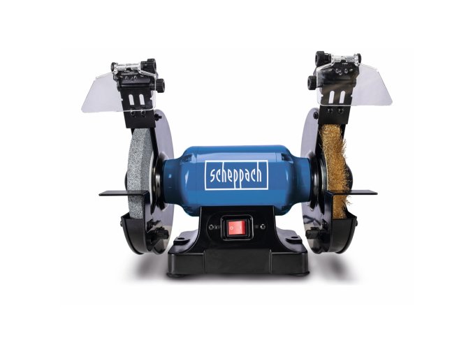 Scheppach SM 200 LB dvoukotoučová bruska ( kotouč / kartáč )