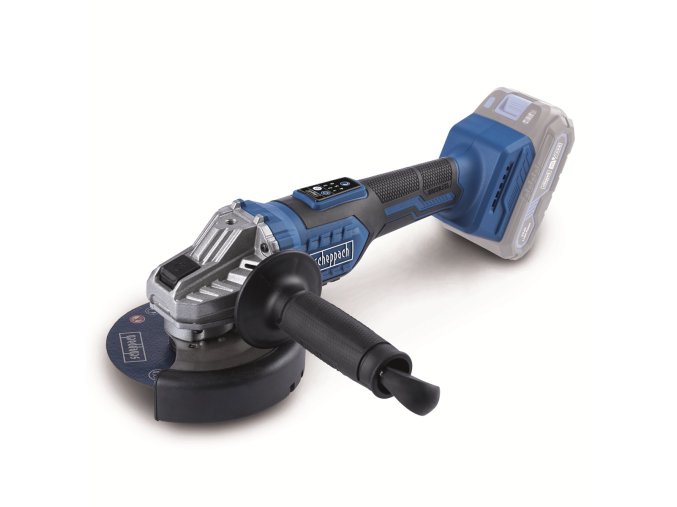 Scheppach BC-AG125-X-SET S 20 V IXES aku úhlová bruska + 2Ah baterie + nabíječka 2,4 A