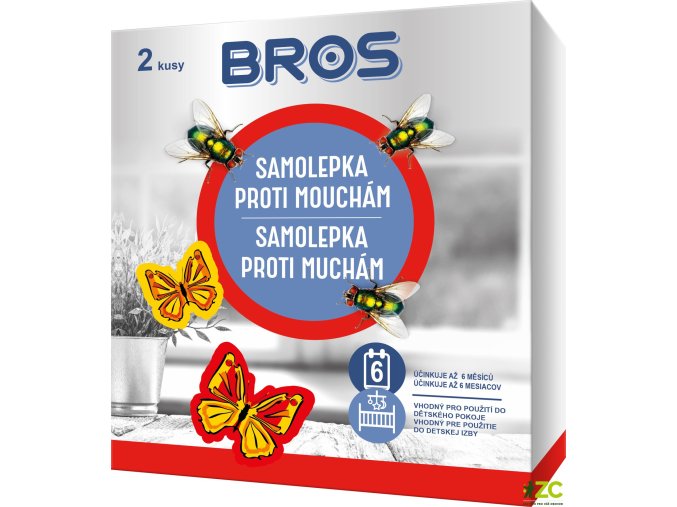 bros samolepky proti moucham 2 ks
