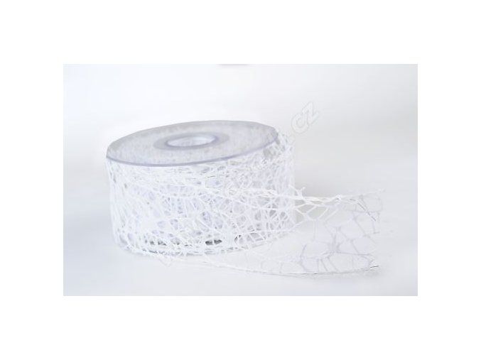 Stuha Big spider 5 cm x 9,1 m bílá