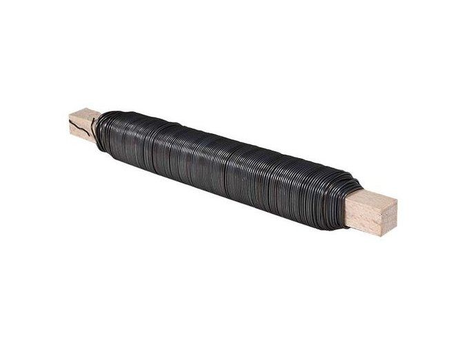 Vázací drátek - 0,65 mm, 0,1 kg, černý