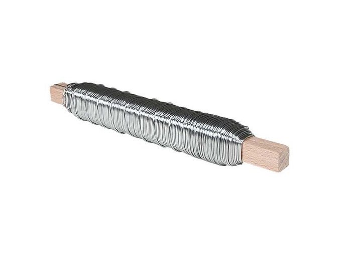 Vázací drátek - 0,65 mm, 0,1 kg, zinkovaný