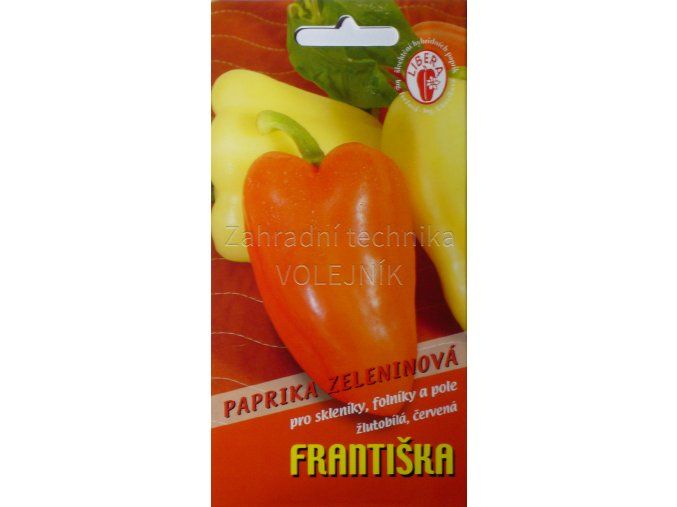 PAPRIKA FRANTIŠKA - žlutobílá 15 s