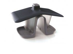Krmítko pro ptáky BIRDYFEED DOUBLE šedý kámen 28 cm