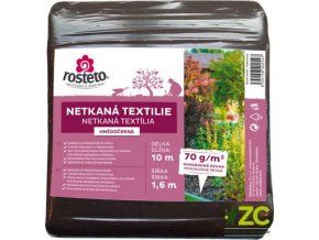 Netkaná textilie hnědočerná