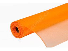 stuha organza snow 12 cm x 9 1 m oranzova