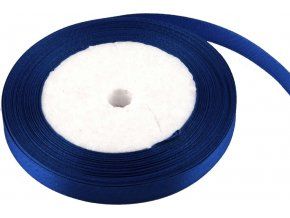 stuha satenova 1 cm x 23 m modra