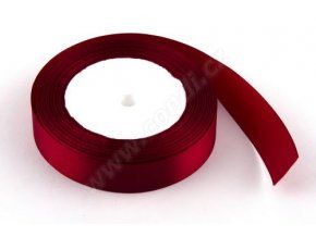 stuha satenova 2cm x 23m bordo