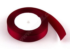 stuha satenova 2cm x 23m bordo