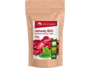 jahody bio susene mrazem 20g