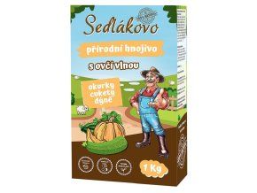 Sedlákovo hnojivo s ovčí vlnou na okurky, cukety a dýně 1 kg