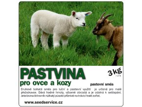 travni smes pastvina pro ovce a kozy
