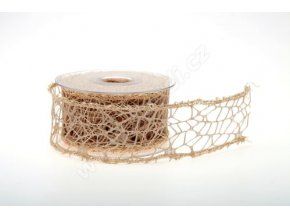 Stuha Big spider 5 cm x 9,1 m - přírodní