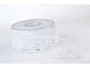 Stuha Big spider 5 cm x 9,1 m bílá