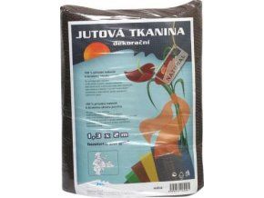 Jutová tkanina 1.3 x 1 m hnědá