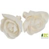 Dekorace - Sola Open Rose 6 cm - 2 ks