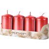 svicka valec 4 ks 40 x 80 mm metal cervena