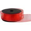 stuha organza 4 cm x 10 m cerveno oranzova