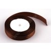 stuha satenova 2cm x 23m hneda