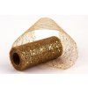 Stuha Fibre třpyt 10 cm x 4.6 m - zlatá