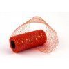 Stuha Fibre třpyt 10 cm x 4.6 m - měděná